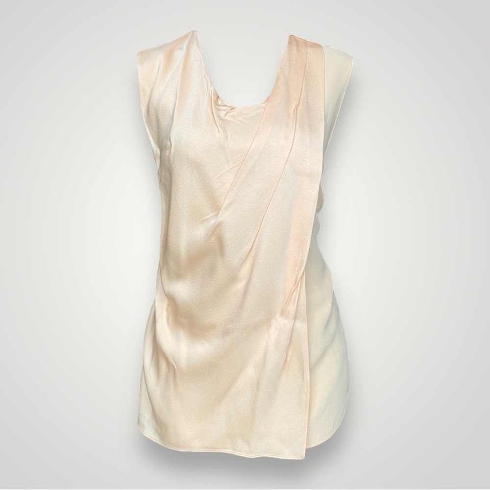 Gucci Peach Sleeveless Blouse